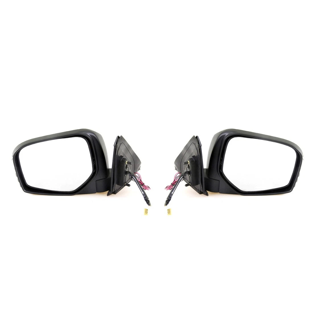 Chrome Electric Fold Wing Mirrors for Mitsubishi Triton L200