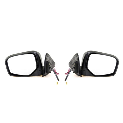 Chrome Electric Fold Wing Mirrors for Mitsubishi Triton L200