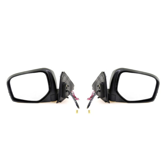 Chrome Electric Fold Wing Mirrors for Mitsubishi Triton L200