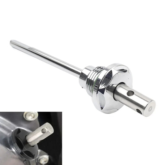 Chrome Transmission Oil Dipstick for Harley Dyna Softail Touring Road Glide