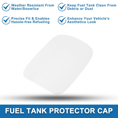 Fuel Tank Door Cap for Audi A4 (2009–2016) No. 8K0809907 White