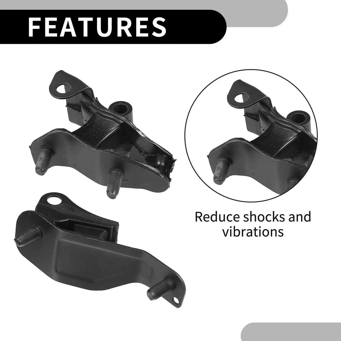 Engine Motor Mount Transmission Mounting Set for Honda Accord 2.4L (2003-2007)