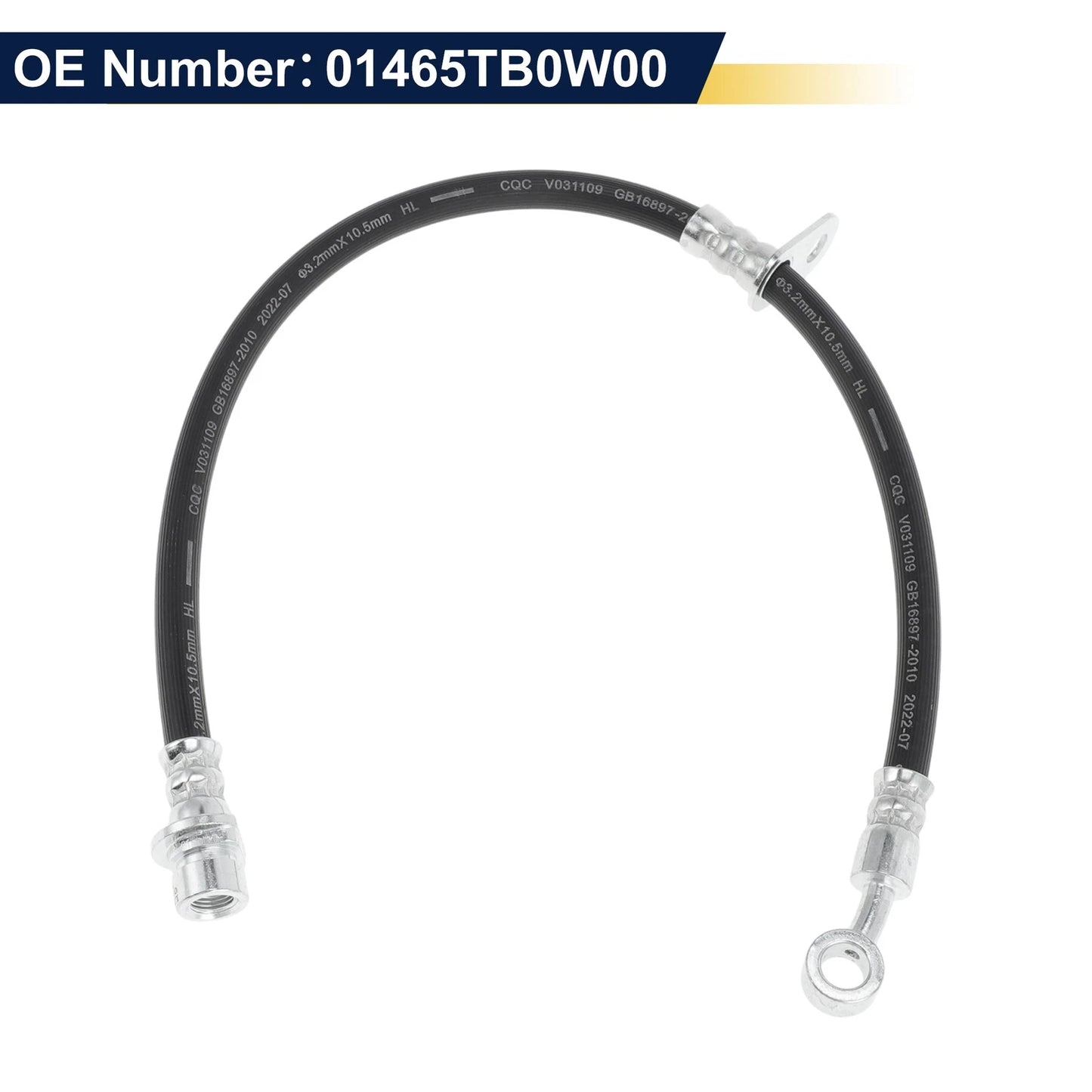 Front Left Brake Hose for Honda (No. 01465TB0W00)