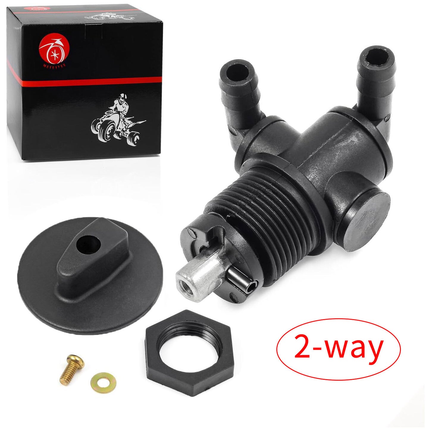 2X Fuel Shutoff Valve for Polaris Sportsman 400 500 600 700 (2004–2005)