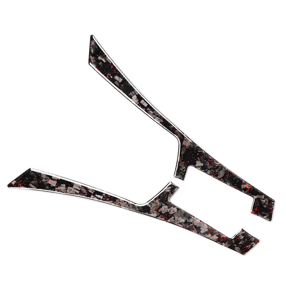 Forged Red Console Panel Trim for Infiniti Q50 Q60 (2014-2019)