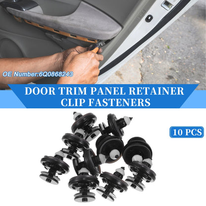 10 Pcs Door Panel Trim Retainer Clips for Audi TT Quattro (2008–2015)