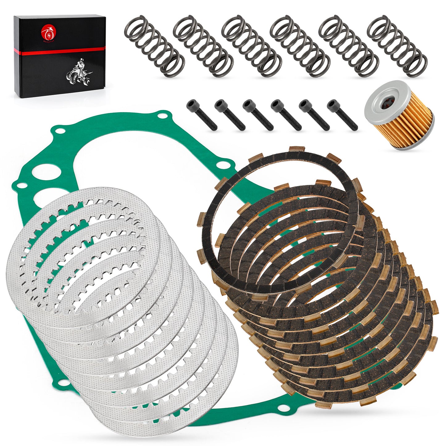 Clutch Friction Plates & Gasket Kit for Suzuki QuadSport Z400 (2003–2008)