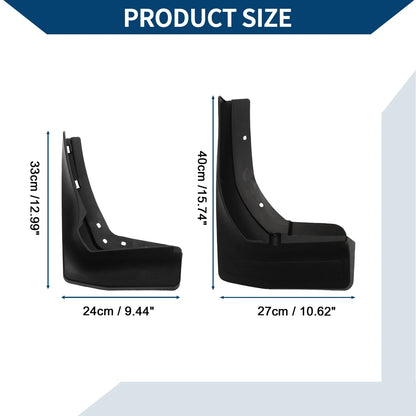 Mud Flaps Splash Guards Set for Mercedes-Benz GLS (without Pedal)