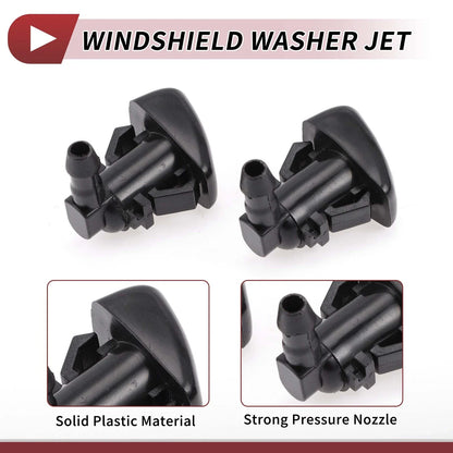 Windshield Washer Nozzle 2 x for Dodge Charger, Chrysler 300 (2006-2010)
