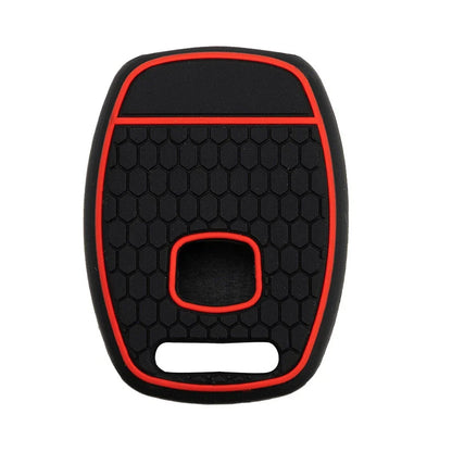 Black Red Silicone Remote Key Shell for Accord (2011–2013)