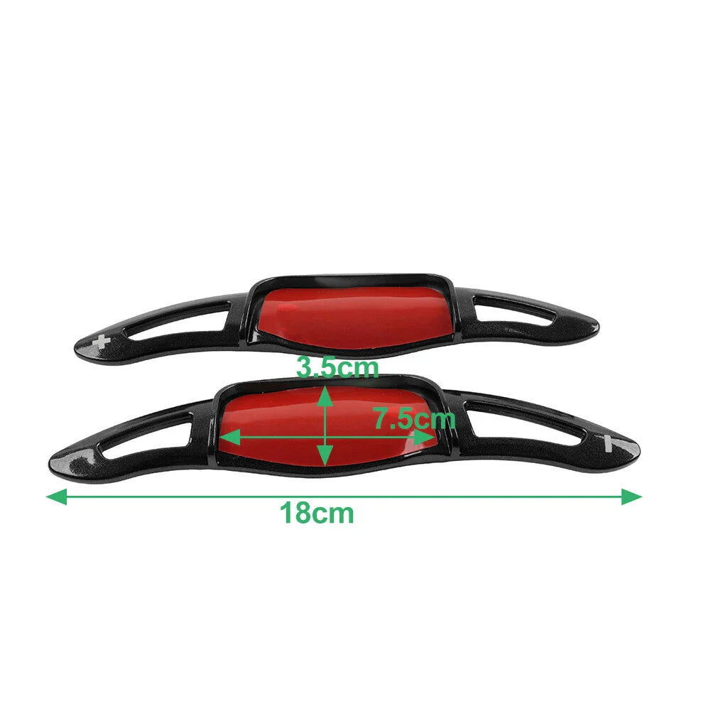Black Steering Wheel Paddle Shifter Extensions for Toyota Camry Corolla Avalon