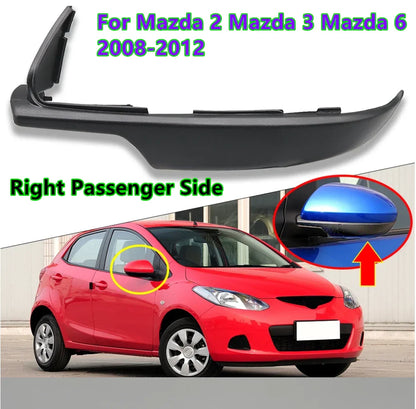 Right Side Mirror Lower Cover Shell Cap for Mazda 2, 3, 6 (2008–2012)
