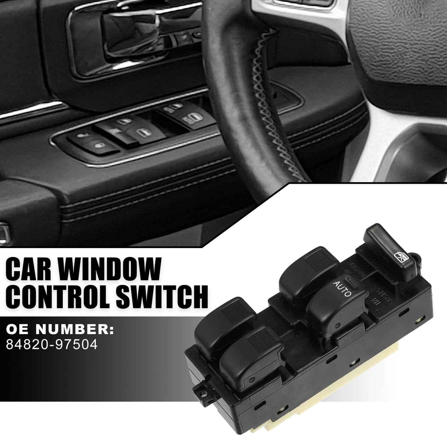 Front Right Power Window Switch for Toyota Spark Cami Duet Avanza (2000–2023)