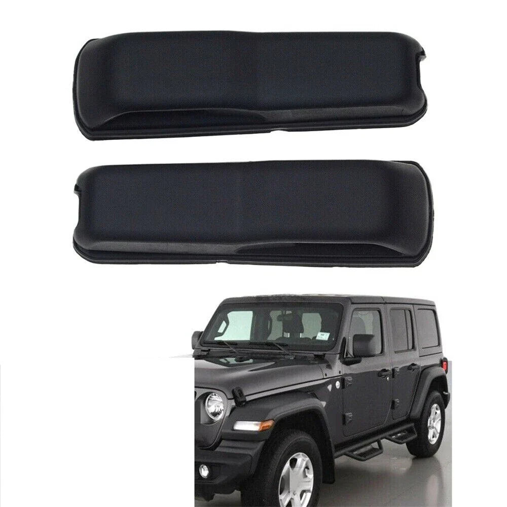 Hood Stop Bumper Windshield Rest Black for Wrangler JL Gladiator (2018-2021)