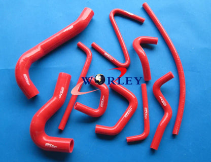 Red Radiator Hose Kit for Ford Ranger PJ 3.0 Turbo Diesel (2006-2011)