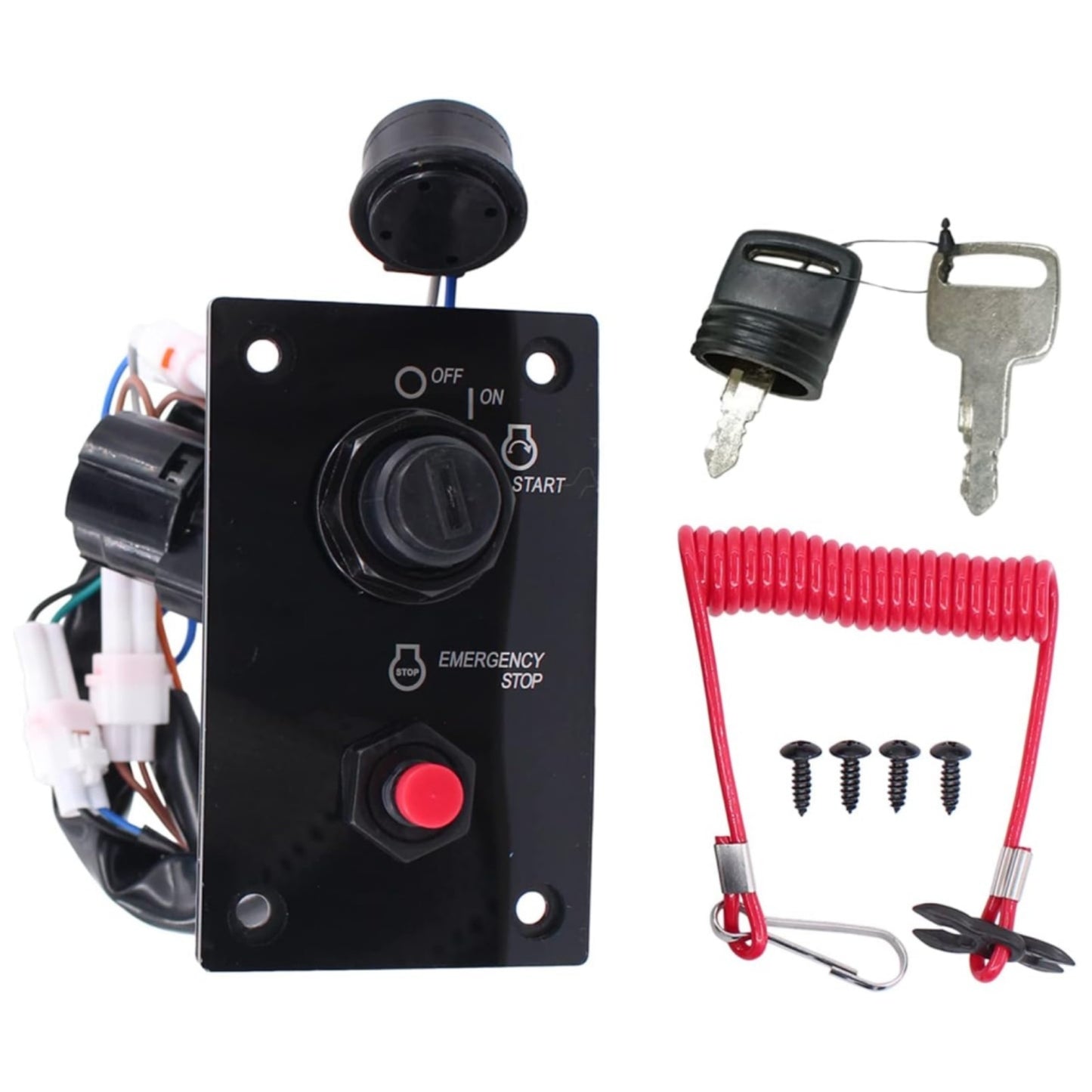 Ignition Key Switch Panel for Suzuki Outboard (1990–2023)