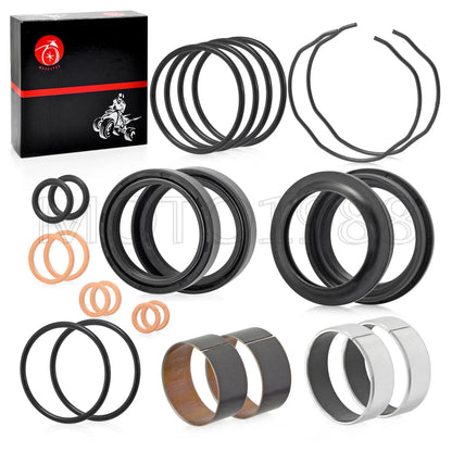 Fork Bushing Dust Oil Seals Kit for Suzuki GSX-R600/750 Bandit 1200 (1999–2007)