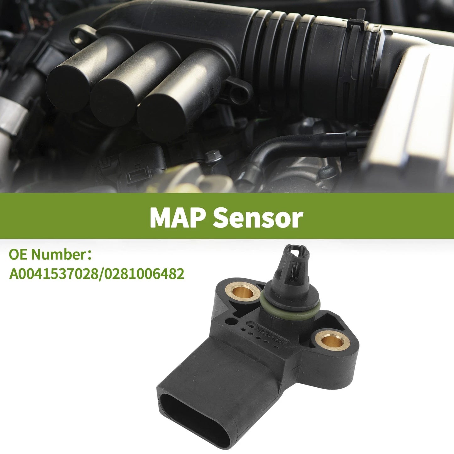 Manifold Pressure Sensor A0041537028 for Mercedes-Benz Actros 1831 (1997–2002)