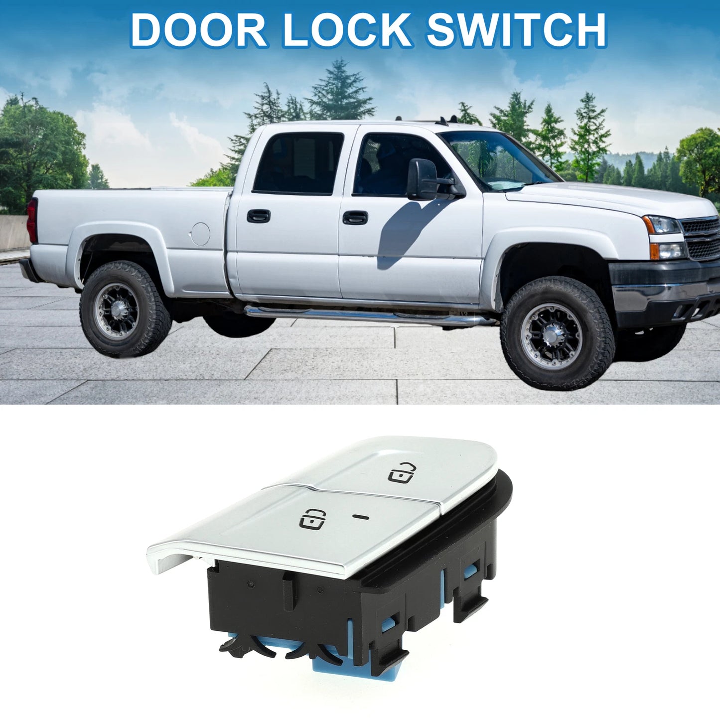 Door Lock Switch for Mercedes-Benz EQS (2022–2023) No.A2239052405