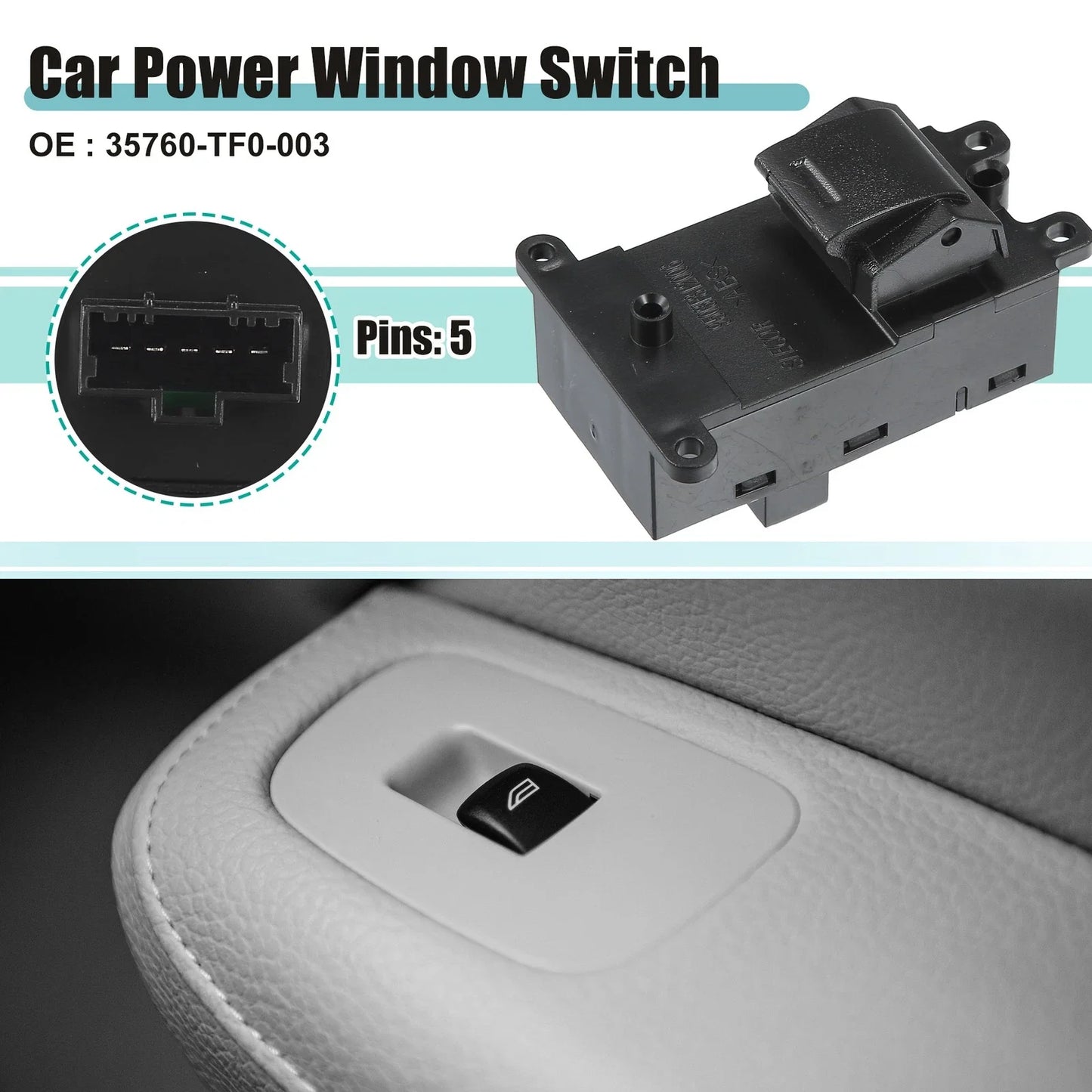Power Window Switch for Honda Civic 2012-2015 (2 x)