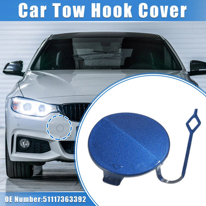 Tow Hook Eye Hole Cover Cap for BMW F32 F33 F40 (2012–2020) Blue Right