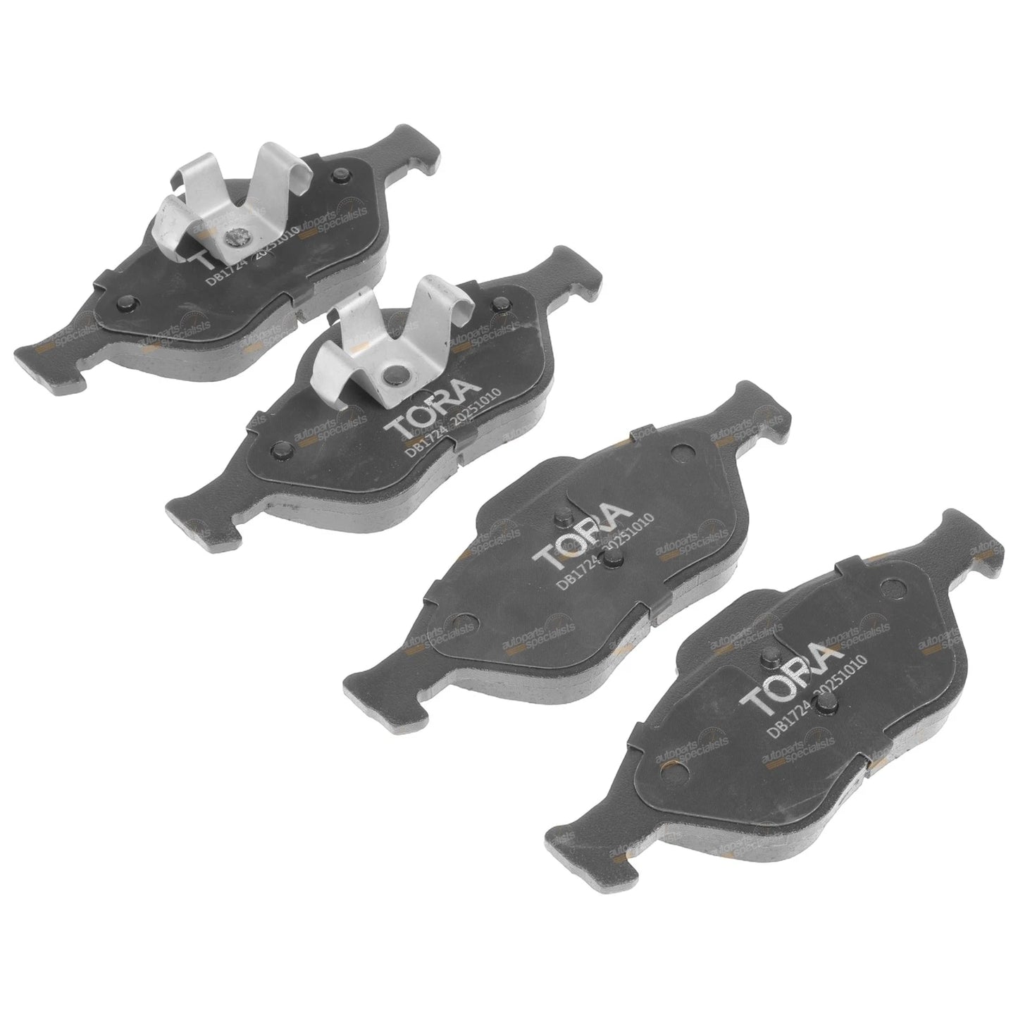 Set of Front Disc Brake Pads for Mazda 2 (2002–2007)