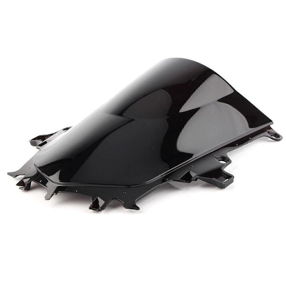 Double Bubble Windshield for Yamaha YZF R1 (2015–2017) Black ABS