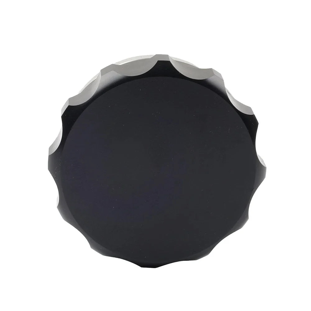 2" Black Aluminum Alloy Weld-On Filler Neck & Cap for Tank Cover
