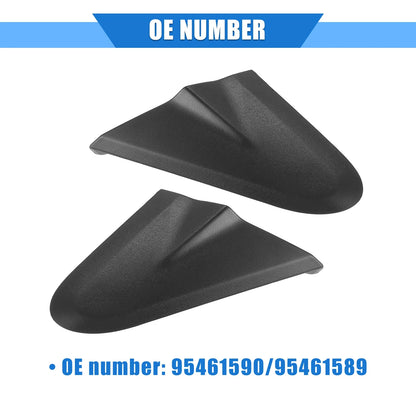 2 x Left Right Mirror Corner Triangle Fender Covers for Chevrolet Sonic (12-20)