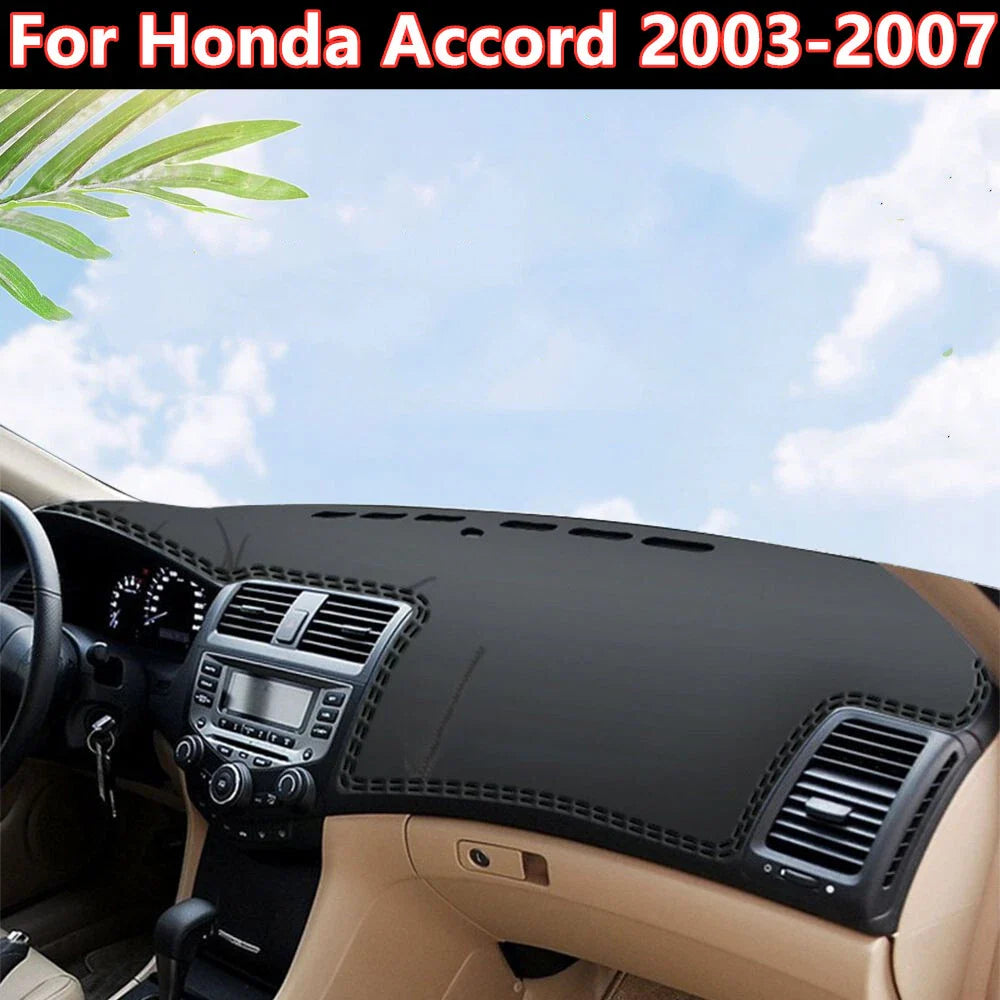 PU Leather Dashboard Cover for Honda Accord (2003–2007)