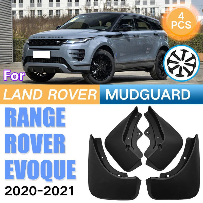 4 x Fender Mudguards Mud Flaps for Range Rover Evoque (2020-2021)