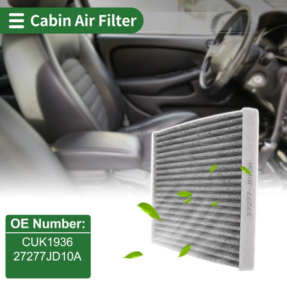 Cabin Air Filter CUK1936 for Nissan Qashqai +2 I J10 (2007–2014)