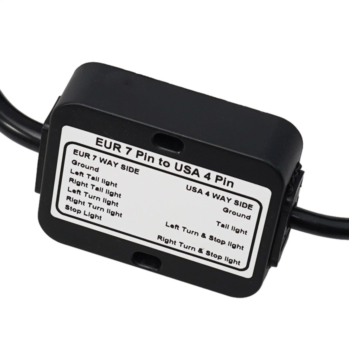 Trailer Light Converter 7Pin to 4Way Flat for European Vehicles
