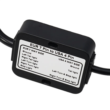 Trailer Light Converter 7Pin to 4Way Flat for European Vehicles