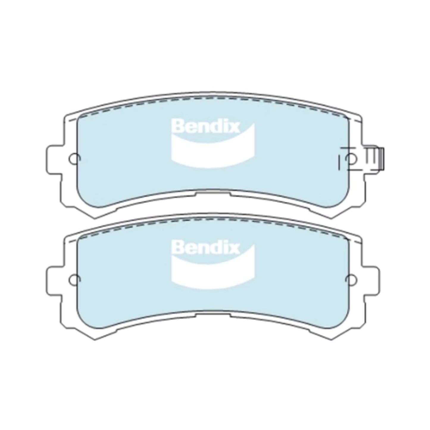 Set of 4 Rear Disc Brake Pads for Nissan Patrol GU Y61 (2001–2010)