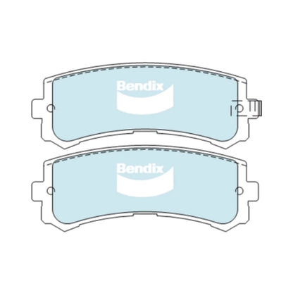 Set of 4 Rear Disc Brake Pads for Nissan Patrol GU Y61 (2001–2010)