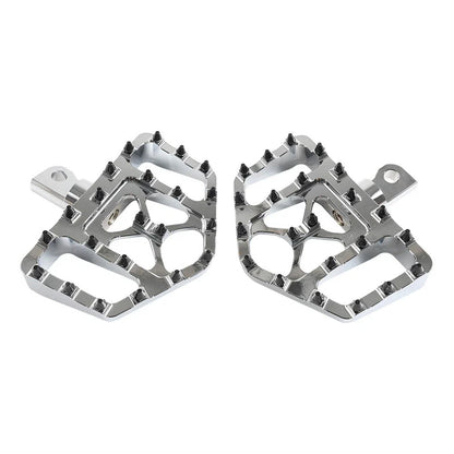 Wide Foot Pegs MX Style Floorboard for Harley Touring Softail Dyna
