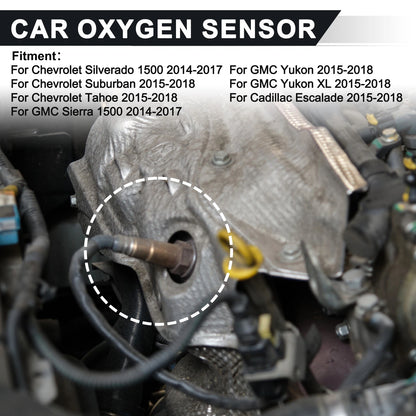 Set of 2 Downstream Oxygen Sensors for Chevrolet Silverado 1500 (2014–2017) No. 12657188