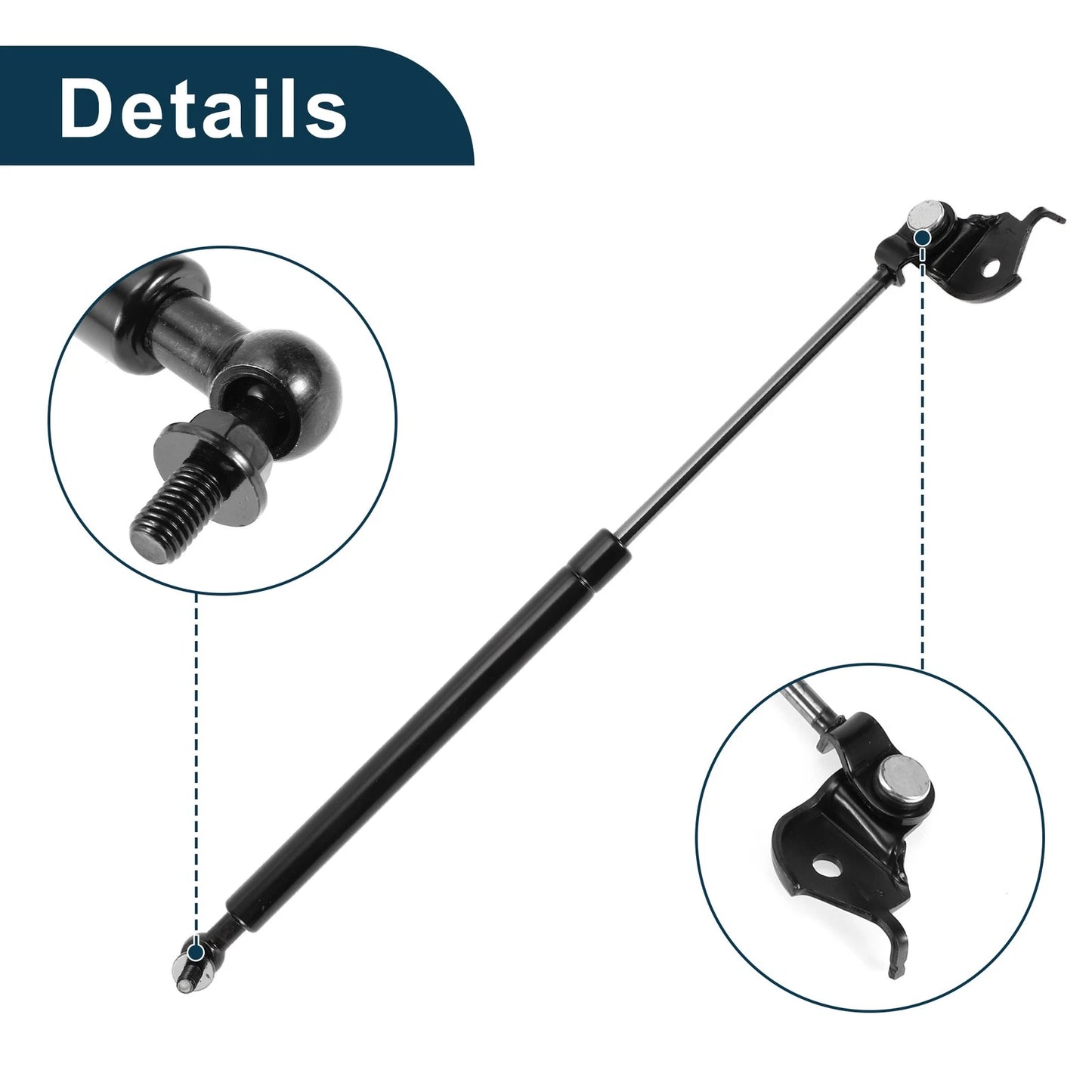 Front Hood Lift Supports Struts 2X No.5345069015 for Toyota Land Cruiser (1990–1997)