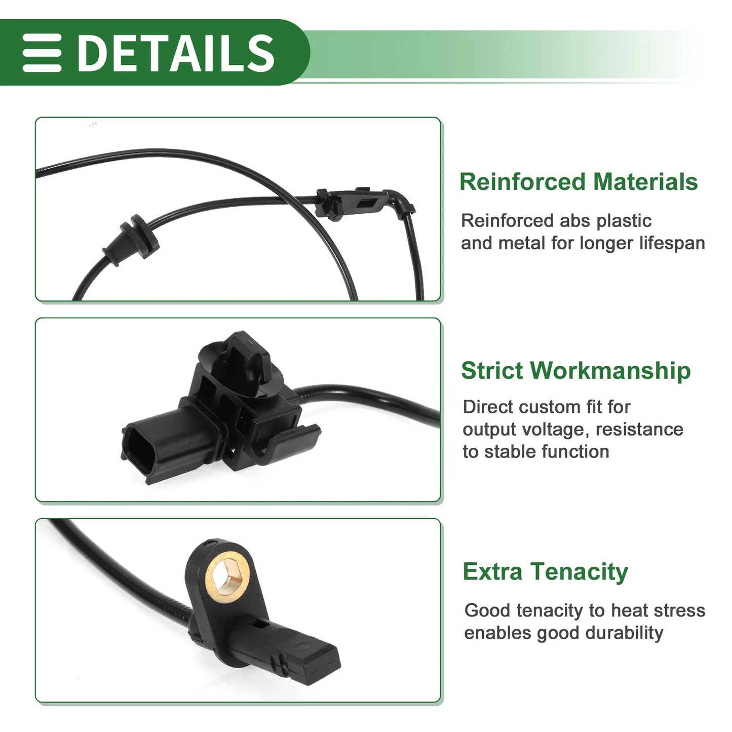 ABS Wheel Speed Sensor No. 57450TLAA02 for Honda CR-V (2017–2020) Front Right