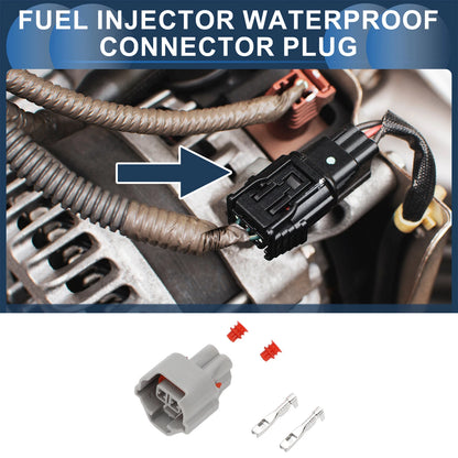 2 Pin Fuel Injector Waterproof Connector Plug for Nissan