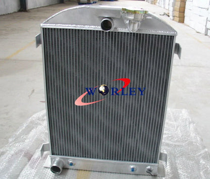 64mm 3 Core Aluminum Radiator + Fan for 1932 Ford HiBoy (1932)