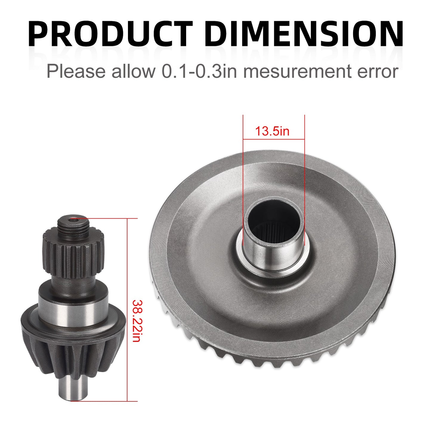 Rear Differential Ring & Pinion Gear Kit for Honda Rancher 420 (2014–2024)