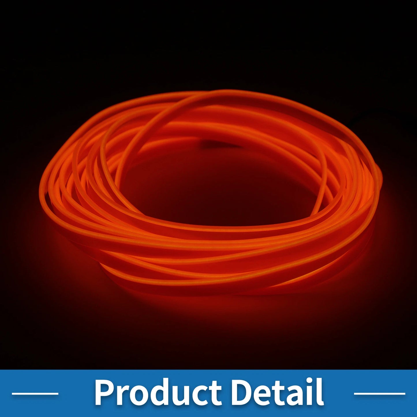 LED Strip Neon Wire Lighting for Car (12V) - 3 Meter Red