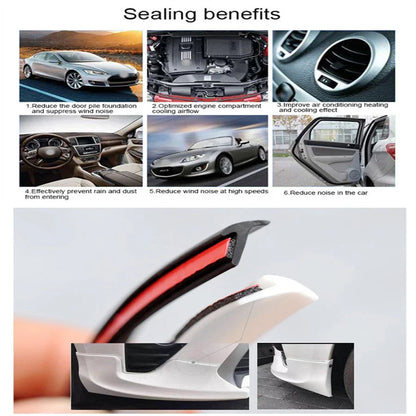Rubber Sealing Strip Weatherstrip Edge Trim 10M for Car AU