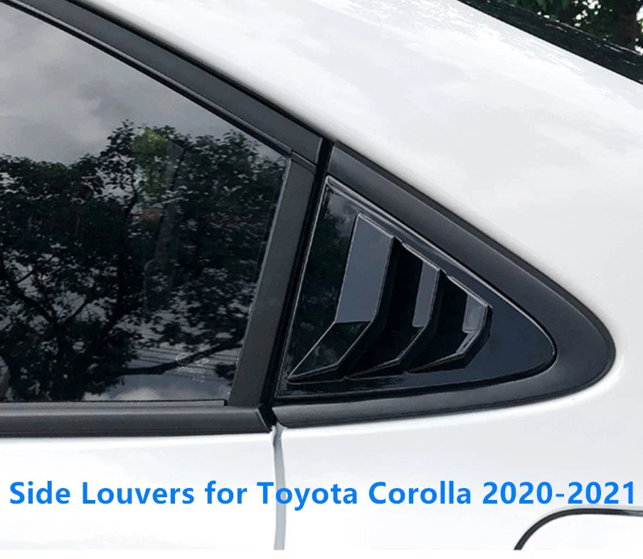 2 x Panel Window Side Louvers Vent for Toyota Corolla (2020–2021)
