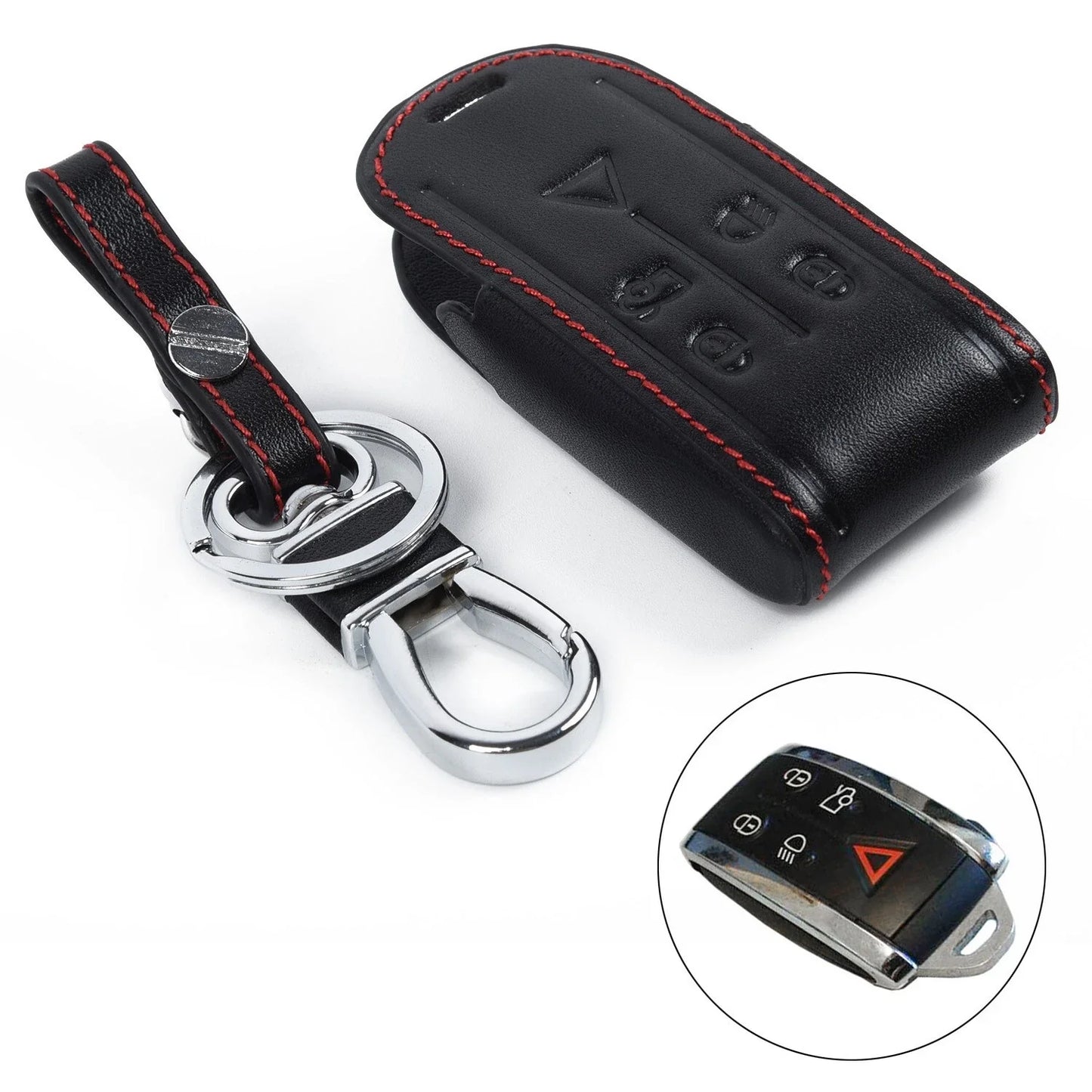 Car Key Fob Case Holder-Cover for Jaguar XK XF XJ8 XR8 XRR (2007–2013)