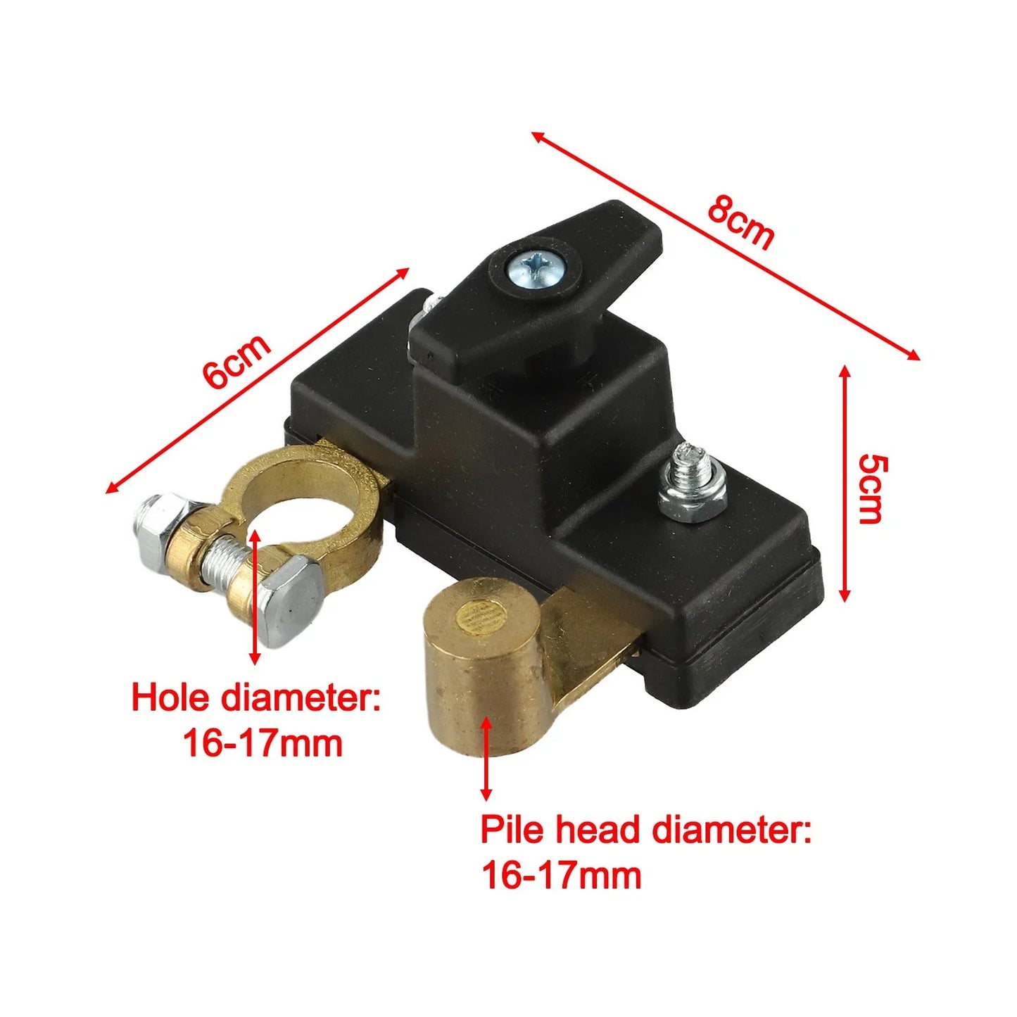 12V 24V Car Battery Disconnect Switch Isolator Antileakage Cut Off for Vehicles