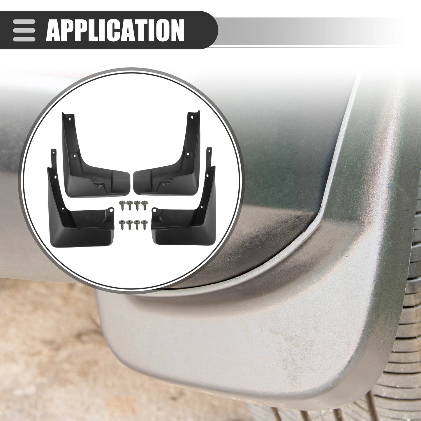 Set of 4 Mud Flaps