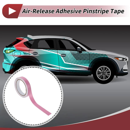 Pinstripe Tape 30mmx10m for Car Motorcycle Boat Matte Pink